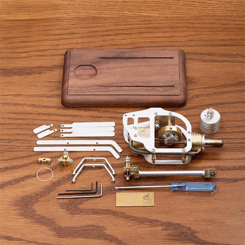 HX-15 Stirling Engine Helicopter Model DIY Assembly Kit Physical Air Energy Combustion Engine Technology Educational Creative Toys