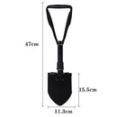 IPRee Outdoor Folding Shovel Steel Multifunctional Camping Tool Survival Shovel With Storage Bag For Outdoor Adventures