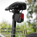 ESLNF Retractable Bicycle Towing Rope with Tail Light 3M Reflective Cord with 130KG Max Load Parent-Child Cycling Safety Gear