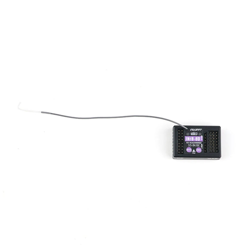 Flysky INr8-8D 2.4GHz 8CH AFHDS 3 Waterproof RC Receiver Integrated Lighting Control Compatible with NB4 NB4+ NB4PRO NB4 PRO+ Transmitter for RC Airplane Car Crawler Truck Racing Buggy