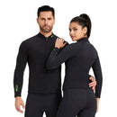 ZCCO 3mm Warm Neoprene Diving Wetsuit Back Zip Wetsuits Split Long Sleeves Thermal Swimsuit for Deep Surfing Swimming Snorkeling Water Sports