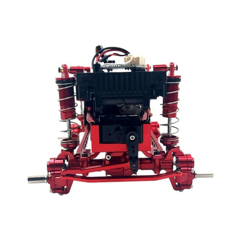 Upgraded Metal Front and Rear Door Bridge Set For WPL C14 C24 C34 C44 C54 C64 C74 C74-1 B14 B24 RC Car Part Remote Control Car Vehicle Model