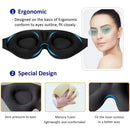 KALOAD Sleep Eye Mask For Men and Women 3D Contour Cup Sleep Eye Mask Concave Molded Night Sleep Mask Blackout Soft and Comfortable Travel Eye Mask For Yoga Nap
