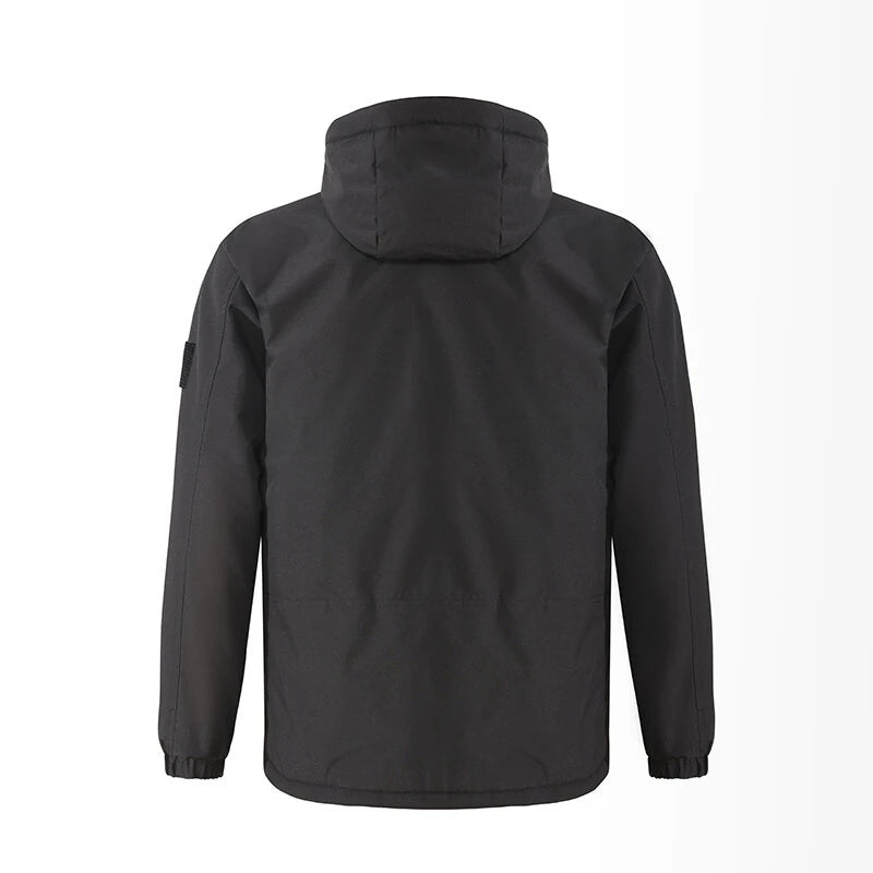 TENGOO HJ-08A Smart  Heated Jacket 8 Heating Zones USB Heating Cotton-Padded Vest 100% Polyester Electric Heating Clothes for Outdoor Work and Activities