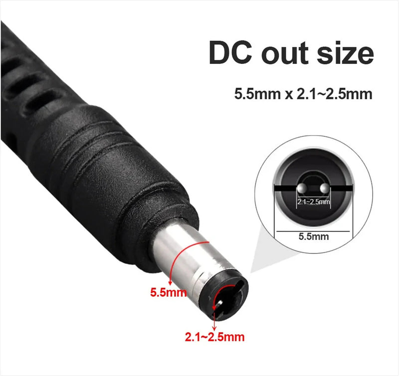 1PCS AC 100-240V Power Supply DC 5V Adapter with 1A/2A/3A Output Voltage DC 5.5*2.5mm Universal Charger for LED Strips EVD Devices Portable Compact Design