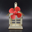 Solar Hut Windmill for Primary School Students Science Technology Small Production Experiment Children DIY Assembly Handmade Teaching Aids Building Toys
