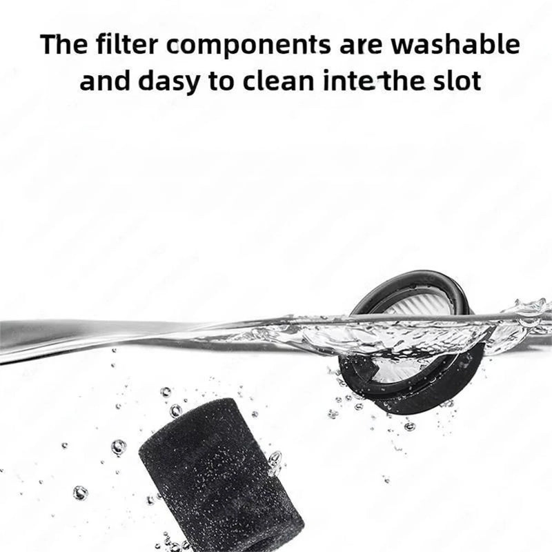 2PC Xiaomi Mijia Car Vacuum Cleaner Filter Strong Suction Three-In-One Deep Dust Collector Car Vacuum Cleaner Filter