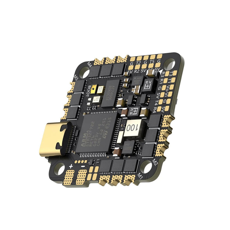 25.5x25.5mm GEPRC TAKER F722 45A 32Bit AIO STM32F722 Flight Controller 2-6S Brushless ESC Built-in Barometer for RC FPV Racing Drone