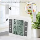 Home Indoor Wireless Digital Audible Alarm Refrigerator Thermometer with 2PCS Sensor Min/Maximum Display