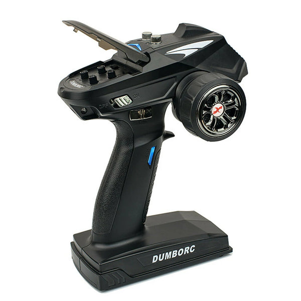 DumboRC X6 2.4GHz 6CH Radio Transmitter with X6F RC Receiver for RC Vehicles Boat Tank Models without Gyro Function