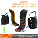 TENGOO Winter USB Rechargeable Heated Insoles 3 Levels Feet Warm Shoe Pad Thermal Electric Foot Warmer Heating Feet Outdoor Sports