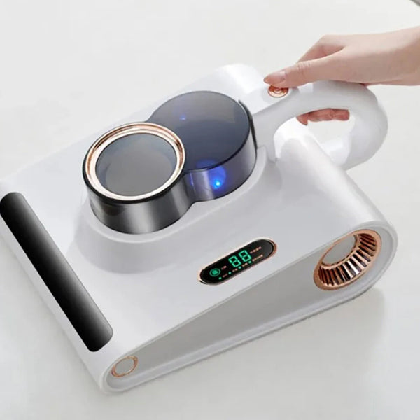 KONKA Mite Remover with UV Light 10000Pa Strong Suction Lightweight Bed Vacuum Cleaner Washable HEPA Filter Mattress Vacuum