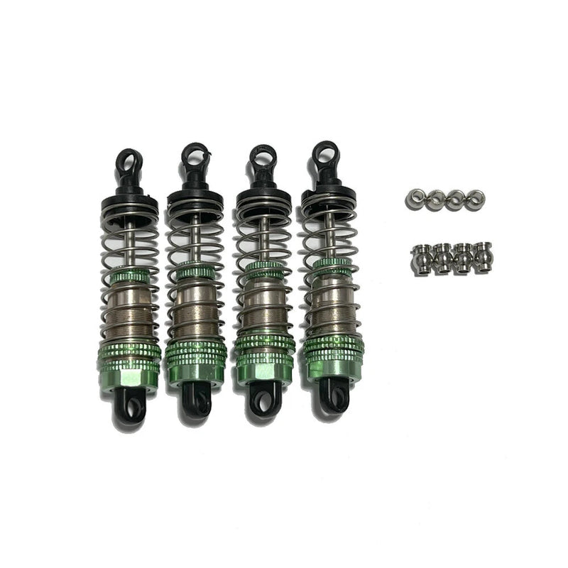 4PCS Upgraded Oil Filled Shocks Absorber Damper for Wrangler MNRC MN128 1/12 RC Cars Vehicles Models Spare Parts