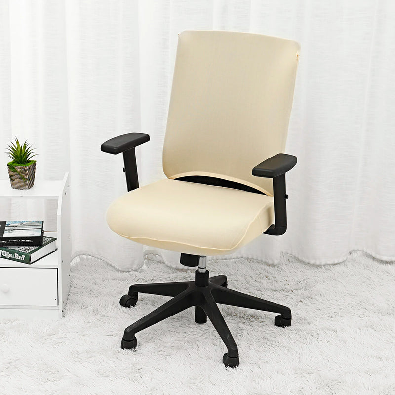 Office Chair Cover Elastic Computer Chair Cover Stretch Arm Chair Seat Cover