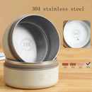 304 Stainless Steel Multi-layer Insulated Lunch Box Portable Thermos Lunch Box Set Bento Box Stackable for Kids Adults School Picnic Fruit Salad Food Container Thermal Lunch Bag