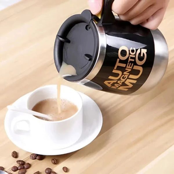 IPRee 400ml Automatic Self Stirring Magnetic Mug 304 Stainless Steel Coffee Milk Mixing Cup Creative Blender Smart Mixer Thermal Cups
