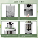 Automatic Electric Makeup Brush Cleaner Machine Automatic Makeup Brush Washer & Holder Quick Efficient for Deep Cleaning