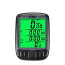 Waterproof LCD Display Cycling Bike Bicycle Computer Odometer Speedometer with Green Backlight bicycle computer bike