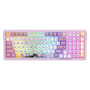 Redragon KS99 Tri-Mode Mechanical Keyboard with Multimedia Knob 98 Keys Gasket Structure RGB Backlit Hot Swappable 6000mAh Battery Wireless bluetooth Custom Gaming Keyboard