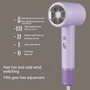 2000W Powerful Hair Dryer 5-Level Temperature Adjustment Dual Switches with Rotating Nozzle 220~240V Salon Hair Dryer for Home