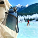 IPRee 1L Large Capacity Sports Water Bottle Leak Proof Colorful Plastic Cup Drinking Outdoor Travel Portable Gym Fitness Jugs