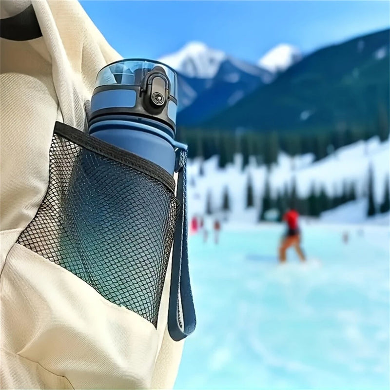 IPRee 1L Large Capacity Sports Water Bottle Leak Proof Colorful Plastic Cup Drinking Outdoor Travel Portable Gym Fitness Jugs