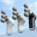 LM-130 Portable Deep Tissue Massage Gun 9 Massage Heads 6-Speed Quiet Percussion Massager Portable Muscle Therapy for Pain Relief