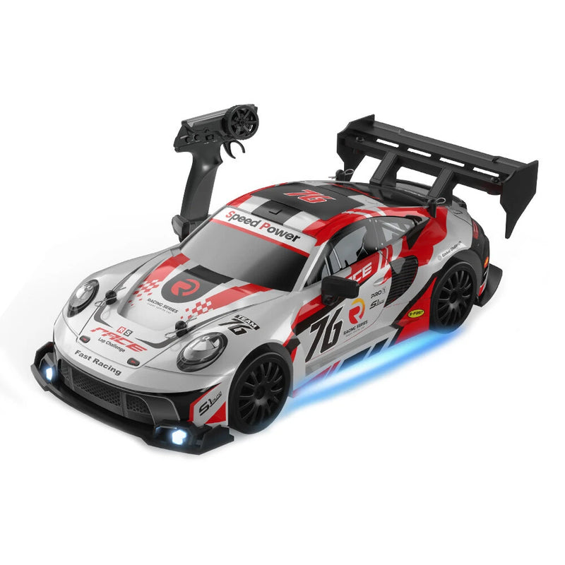 ENOZE 8803 8804 8805 RTR 1/24 2.4G 4WD 30km/h Drift RC Car GTR Support APP Control Full Proportional High Speed Racing LED Light On-Road Vehicles Models Toys