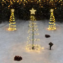 Solar Christmas Outdoor Decoration Christmas Tree Lights Outdoor Christmas Lighting Decorations Christmas Tree Christmas Lighting Garden Solar Fairy LED Lights