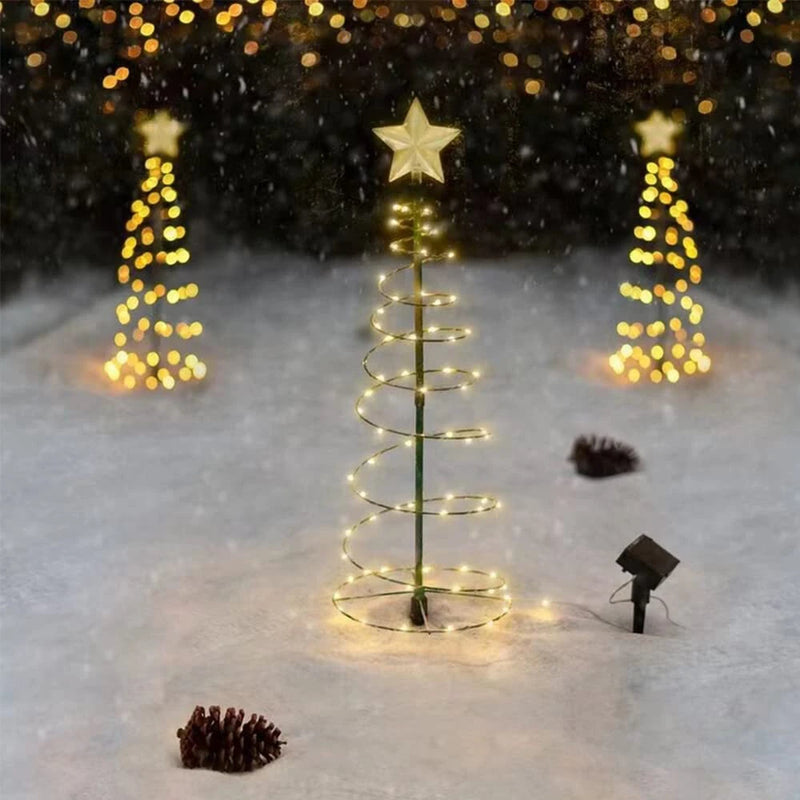 Solar Christmas Outdoor Decoration Christmas Tree Lights Outdoor Christmas Lighting Decorations Christmas Tree Christmas Lighting Garden Solar Fairy LED Lights