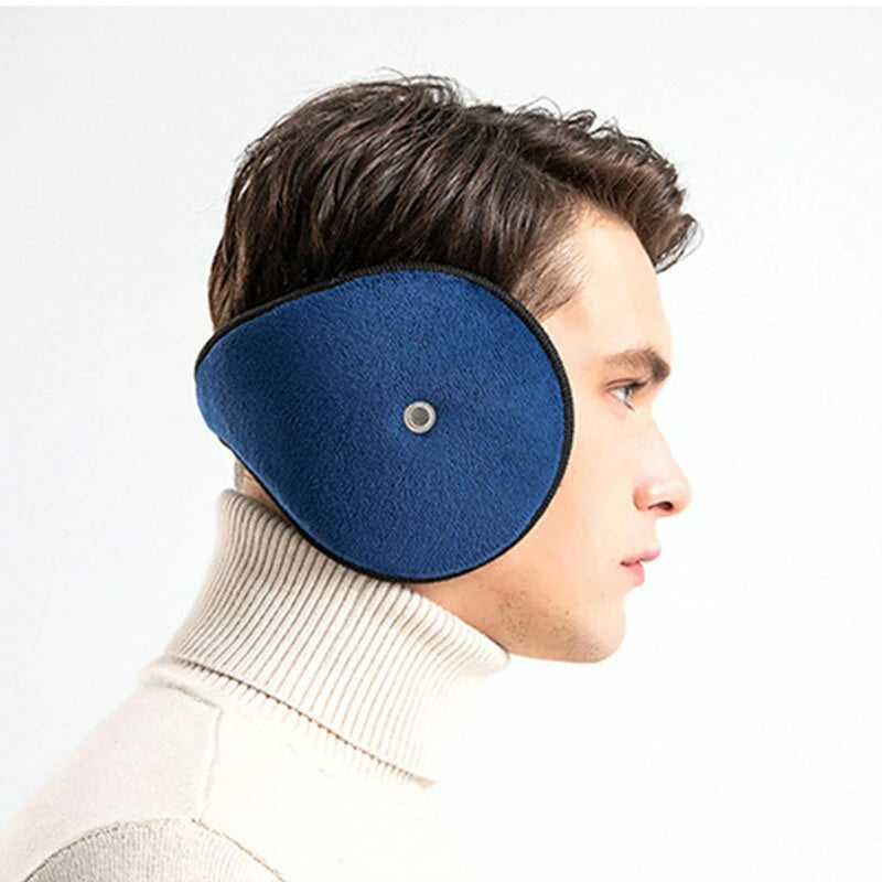 XANES Winter Cycling Ear Warmers with Amplified Sound Thick Fleece Lined Windproof Cold Resistant for Riding Hiking Running