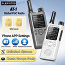 2Pcs Baofeng AT1 POC Radio Create Groups Freely Global 4G/5G Network Walkie Talkie Unlimited Distance Portable ALERVITES Ham Radio