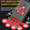 Night Running Lights for Runners LED Chest Lamps with Reflective Vest Gear and Rechargeable Battery Charging Lights