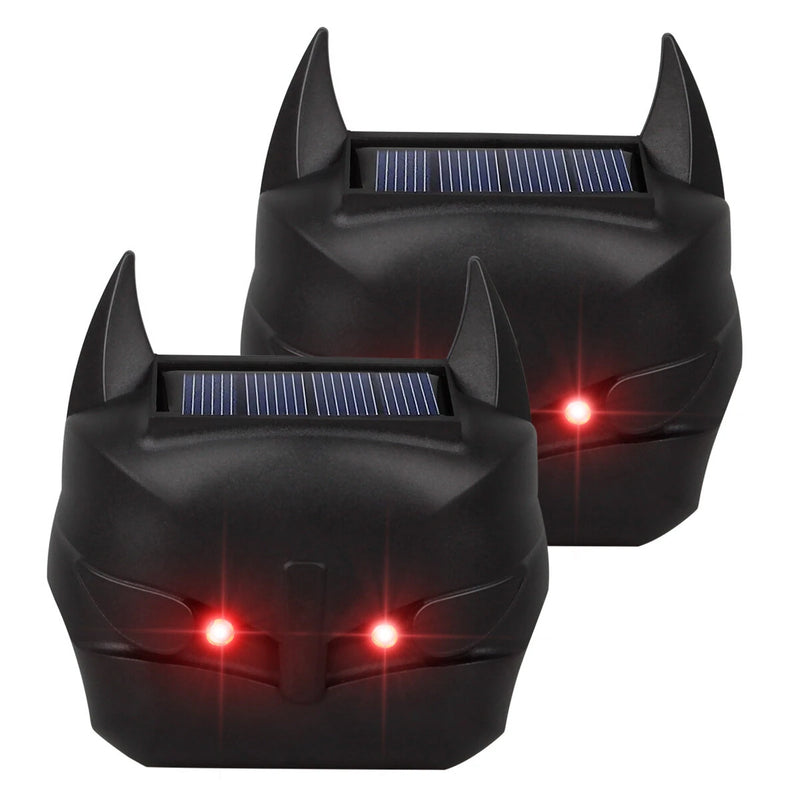 Outdoor Solar Animal Repellent Ultrasonic Infrared Bird Repellent Dog Repellent Mouse Repellent Built-In Light Sensor  IP44 Waterproof
