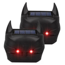 Outdoor Solar Animal Repellent Ultrasonic Infrared Bird Repellent Dog Repellent Mouse Repellent Built-In Light Sensor  IP44 Waterproof