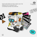 MSS Z6757 RTR 1/64 2.4G Mini RC Car Fun Remote Control Trash Can Garbage Can Robot LED Light 360  Rotation Desktop Vehicles Models Intelligent Creative Collection Toys