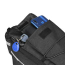 B-SOUL Bicycle Rear Seat Bag Waterproof Pannier Trunk Bags Back Rack Rear Seat Bag Multifunctional Cycling Luggage Shoulder Handbag