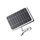 205*140MM 5V 5W Solar Panel High Power For Mobile Phone USB Solar Power Bank Battery Solar Charger Camping