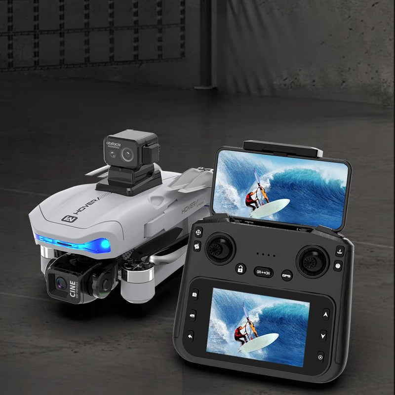 JJRC X40 PRO GPS 5G Digital FPV with 5.6inch LCD Screen Controller 1080P HD Dual Camera 3-Axis EIS Gimbal 360 Obstacle Avoidance 248g Brushless Foldable RC Drone Quadcopter RTF