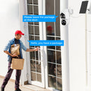 Hiseeu WTDS803 6MP Pixels Solar Powered Dual Lens Wireless WIFI IP Camera with Color Night Vision PIR Motion Alerts Eseecloud App Remote Control IP65 Waterproof