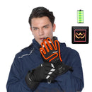 WARMSPACE 3-Modes Electric Heated Gloves  Full Fingers Heating Winter Gloves Men Women Waterproof Tactical Mittens