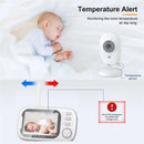 ABM600 3.5 inch Wireless Video Baby Monitor Night Vision Temperature Monitoring Two Way Audio Talk Night Vision Baby Nanny Security Camera