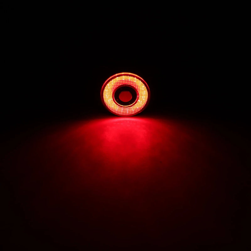 Smart Brake Sensing Bicycle Taillight Type-C USB Rechargeable Aluminum Alloy Optical Intelligent Bike Light BTM Bike Taillight