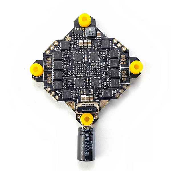 25.5x25.5mm DarwinFPV FoldApe4 ELRS3.0 F411 Bluejay MPU6500 AIO F4 Flight Controller 1-3S 15A ESC for Long Range RC FPV Racing Drone