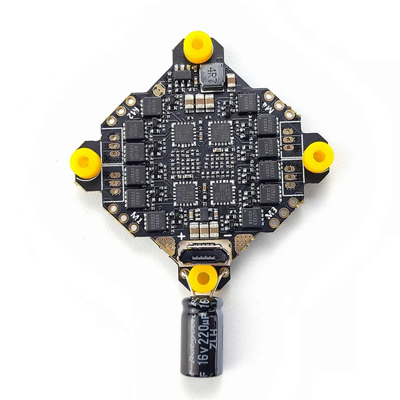 25.5x25.5mm DarwinFPV FoldApe4 ELRS3.0 F411 Bluejay MPU6500 AIO F4 Flight Controller 1-3S 15A ESC for Long Range RC FPV Racing Drone