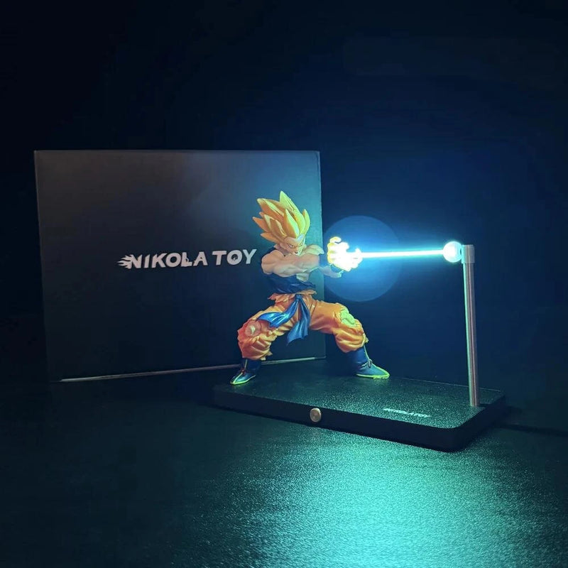 NIKOLATOY New Magnetic Night Light Kamehameha / Vegeta Creative Desktop Ornaments Toys Christmas Gift