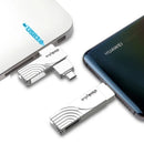 Lenovo Thinkplus TPCU301 Type-C3.1 & USB3.0 Flash Drive 256GB/128GB/64GB 100MB/s High Speed Pendrive Memory Stick Storage U Disk