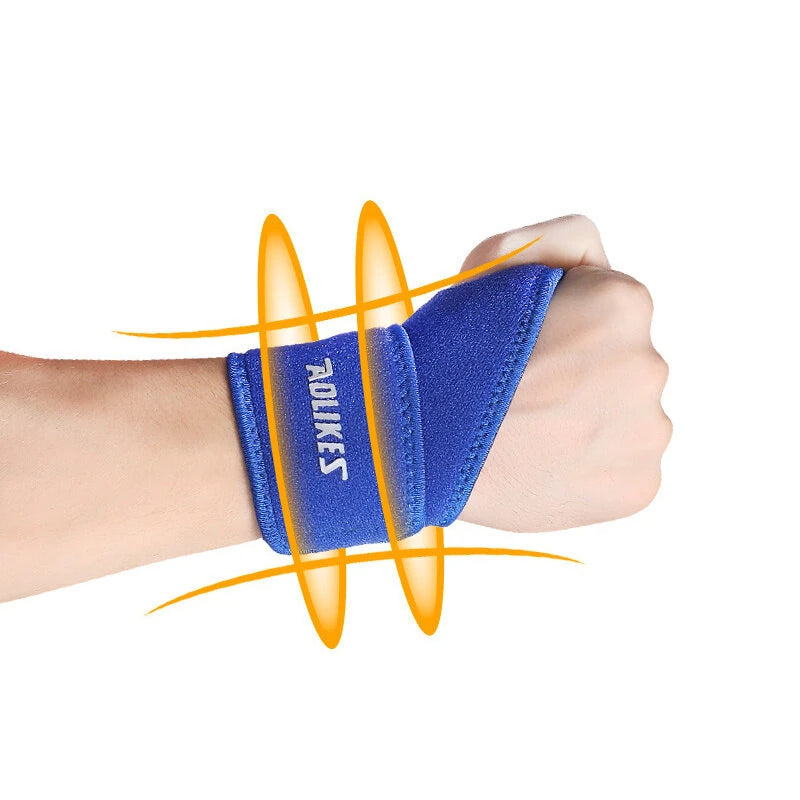 AOLIKES 1PCS Elastic Bandage Wrist Band Anti-slip Breathable Hand Protection for Weightlifting Ball Games Sports
