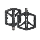 MEROCA Bicycle Pedals Mountain Bike Pedals Lightweight Nylon Bearing Lubricated Width Non-slip Pedals for MTB Cycling
