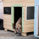 10W Photovoltaic Solar Panel High Speed Waterproof Exhaust Fan With Protective Net Suitable for Chicken Coop and Dog Kennel Shed